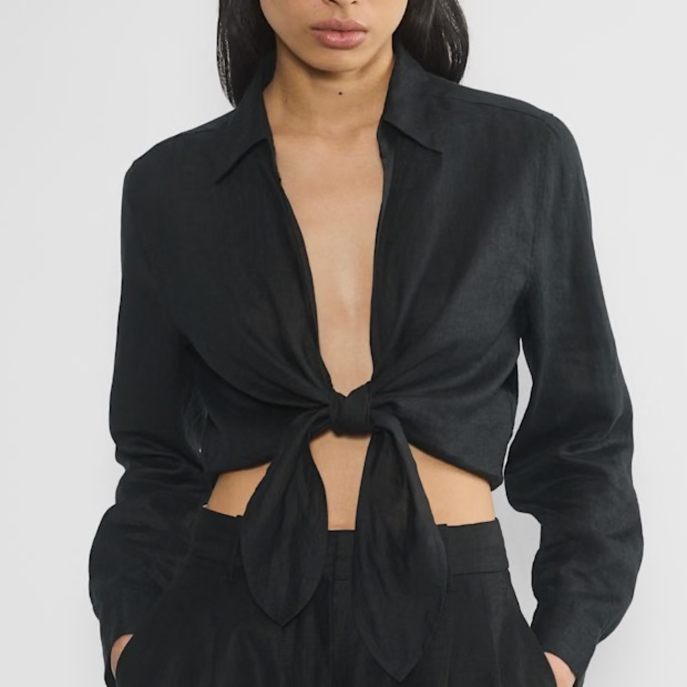 Aritzia Connection Blouse Linen